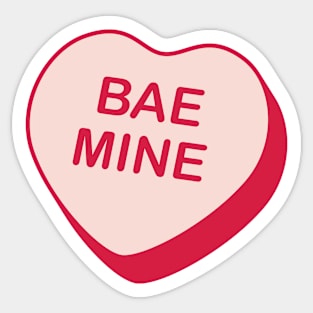 Bae Mine Candy Heart Sticker